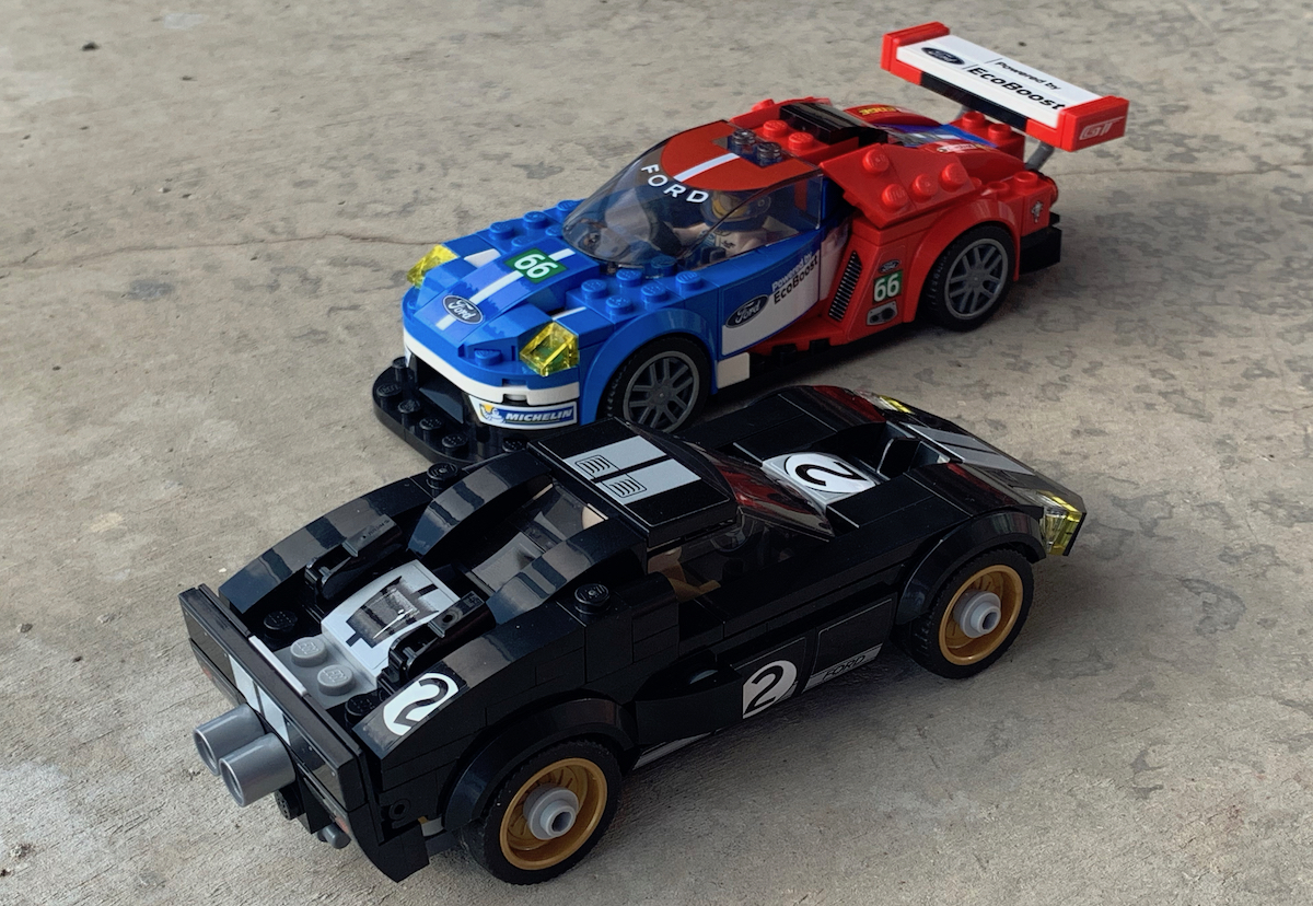 lego speed champions ford gt and gt40