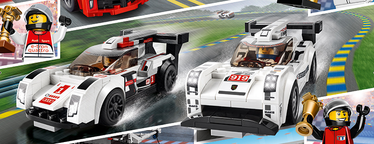 The Audi R18 e-tron quattro and Porsche 919 Hybrid, both outright winners of the 24 Hours of Le Mans in their time