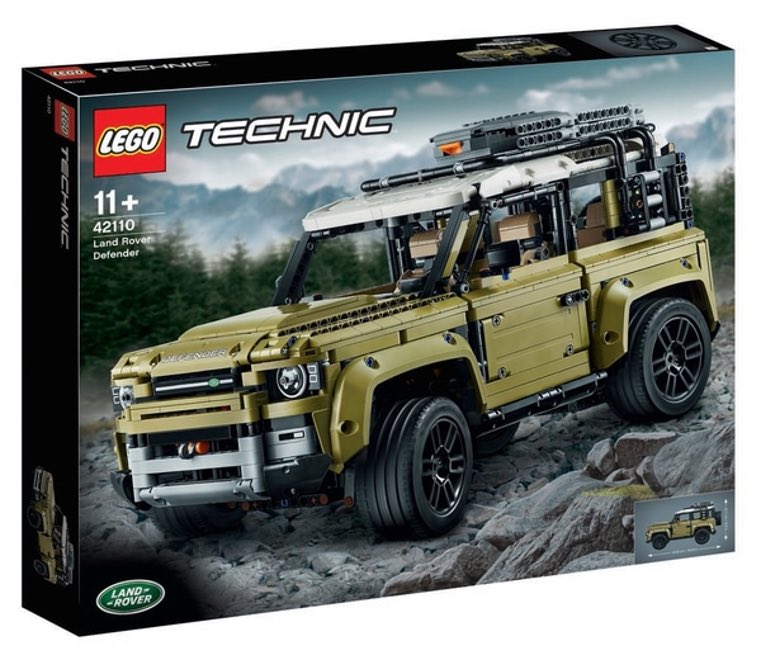 Box for the Land Rover Defender Technic Set 42110 - if it wasn't for the source of these images I'd almost be convinced this is photoshopped
