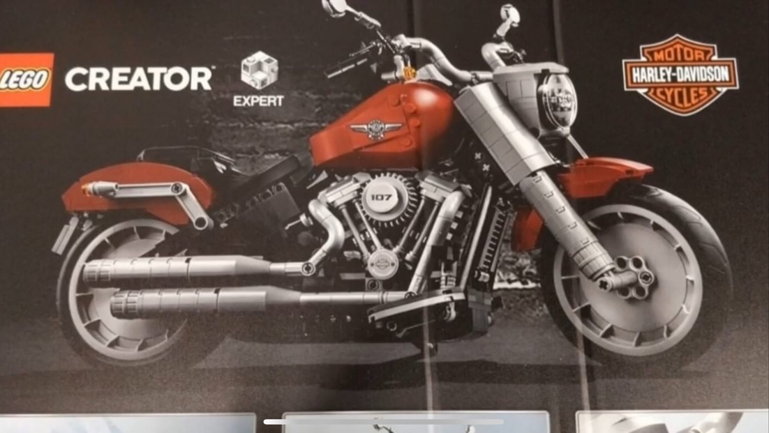 LEGO COMPATIBLE Technic Harley Davidson chopper Moto Technique Brique Modèle 
