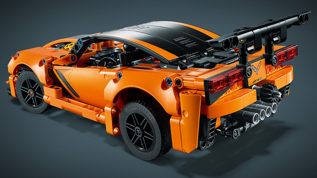 LEGO Technic Chevrolet Corvette ZR1, set 42093. Not pictured: The alternate build of this set into a digger and a Unimog-esque vehicle. Image © LEGO.