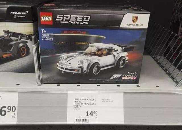 The Porsche 911 Turbo 3.0 set 75895 seems to be on at least one European store shelf right now, a couple of days early....