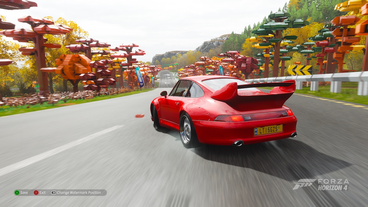 The 993 Porsche 911 GT2 mid-drift. Using a manual transmission and turning off traction control is basically essential for these challenges.