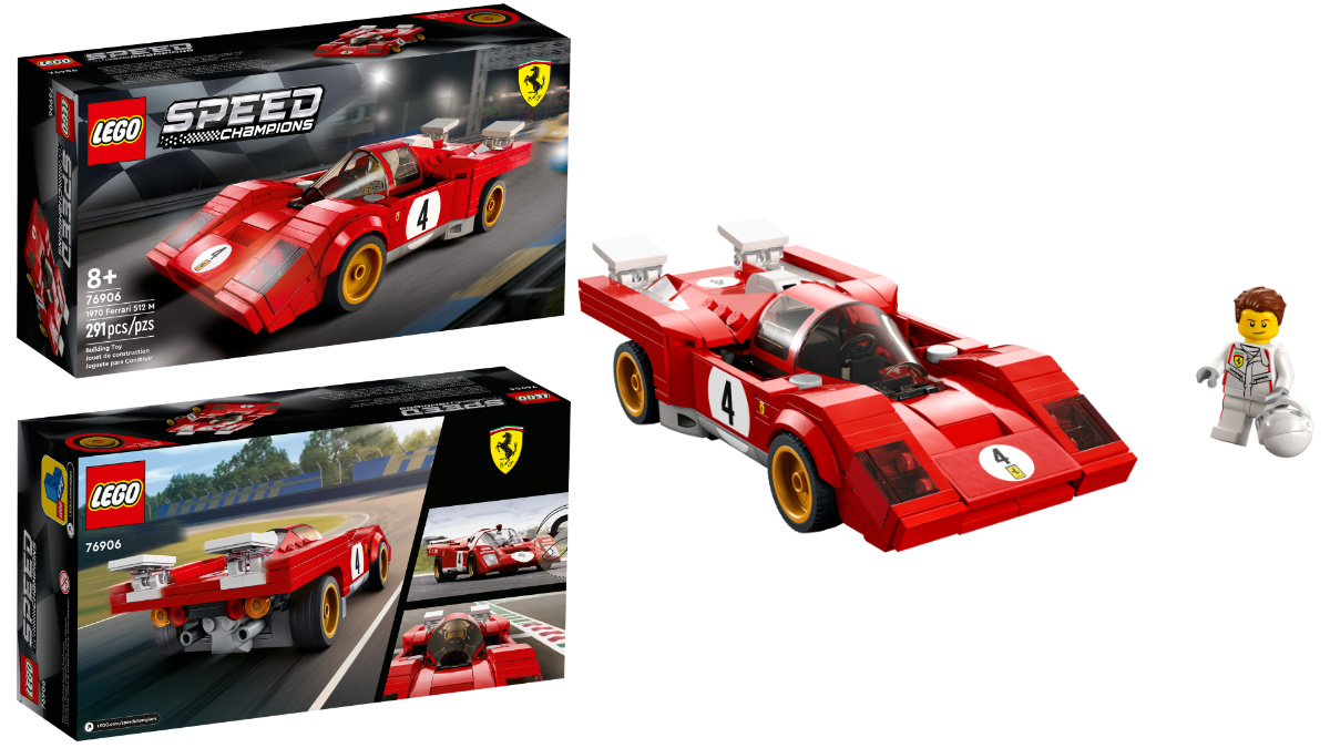 The historic 1970 Ferrari 512 M Le Mans racer - picking up where the Porsche 917K left off, this model represents Ferrari's racing heritage with a super clean design.