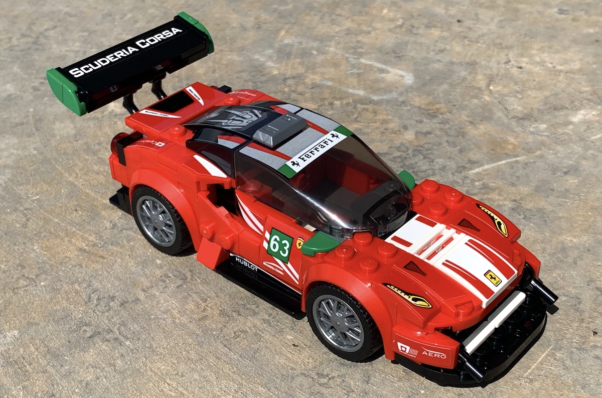 The LEGO Speed Champions Ferrari 488 GT3 